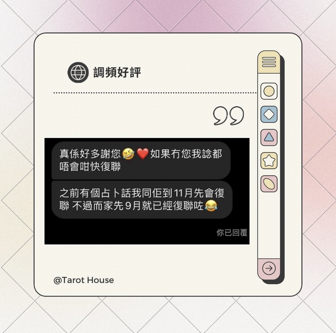 帖文與真實回饋