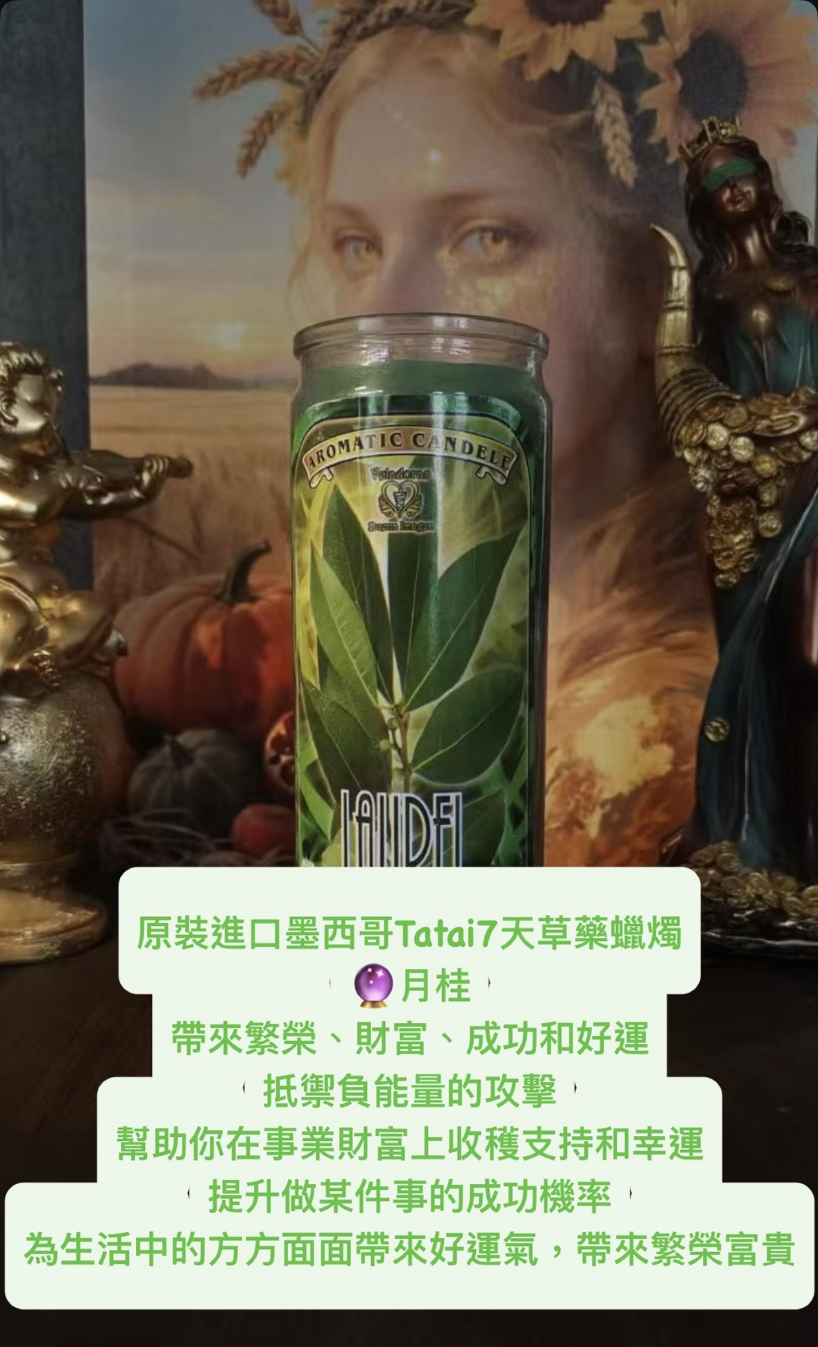 事業財富蠟燭